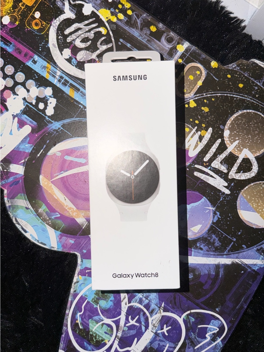 Samsung Galaxy Watch8 White Silicone Band